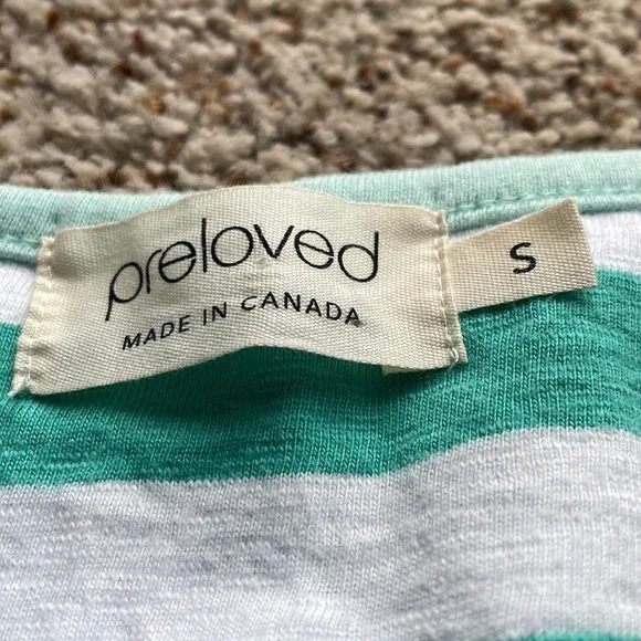 preloved Mint Green Sleeveless Jumpsuit size S - made in Canada - Picture 8 of 11